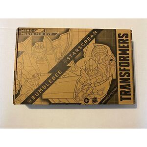 Transformers Toys Heroes and Villains Bumbleebee and Starscream Action Figures